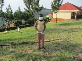 Ahaisibwe Christopher p.4 with his face masks (3)