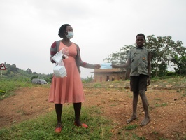 Akankwasa Ambisous p.2 with his face masks (2)