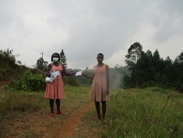 Kajumba Doreen S.1 with her face masks.  (1)