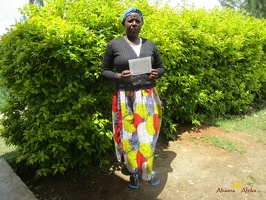 Birungi Angella toilor with her needy packet NC1739 from Dannel (14)