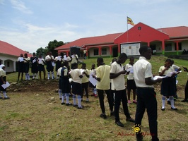 Secondary Students with their their letters (2)