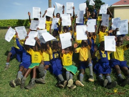 P.1 Children with their letters (2) - Copy